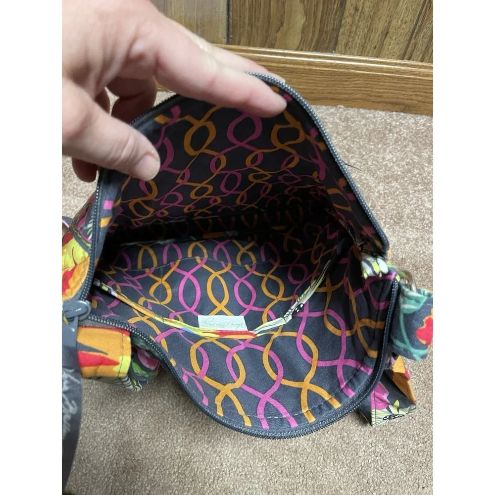 Vera Bradley Women's Bloom Floral Hipster Crossbody Bag Purse Pocket Boom New
